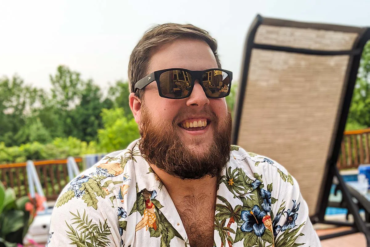 Big Kahuna XL - Matte Black - 24k Gold Polarized - Image 3