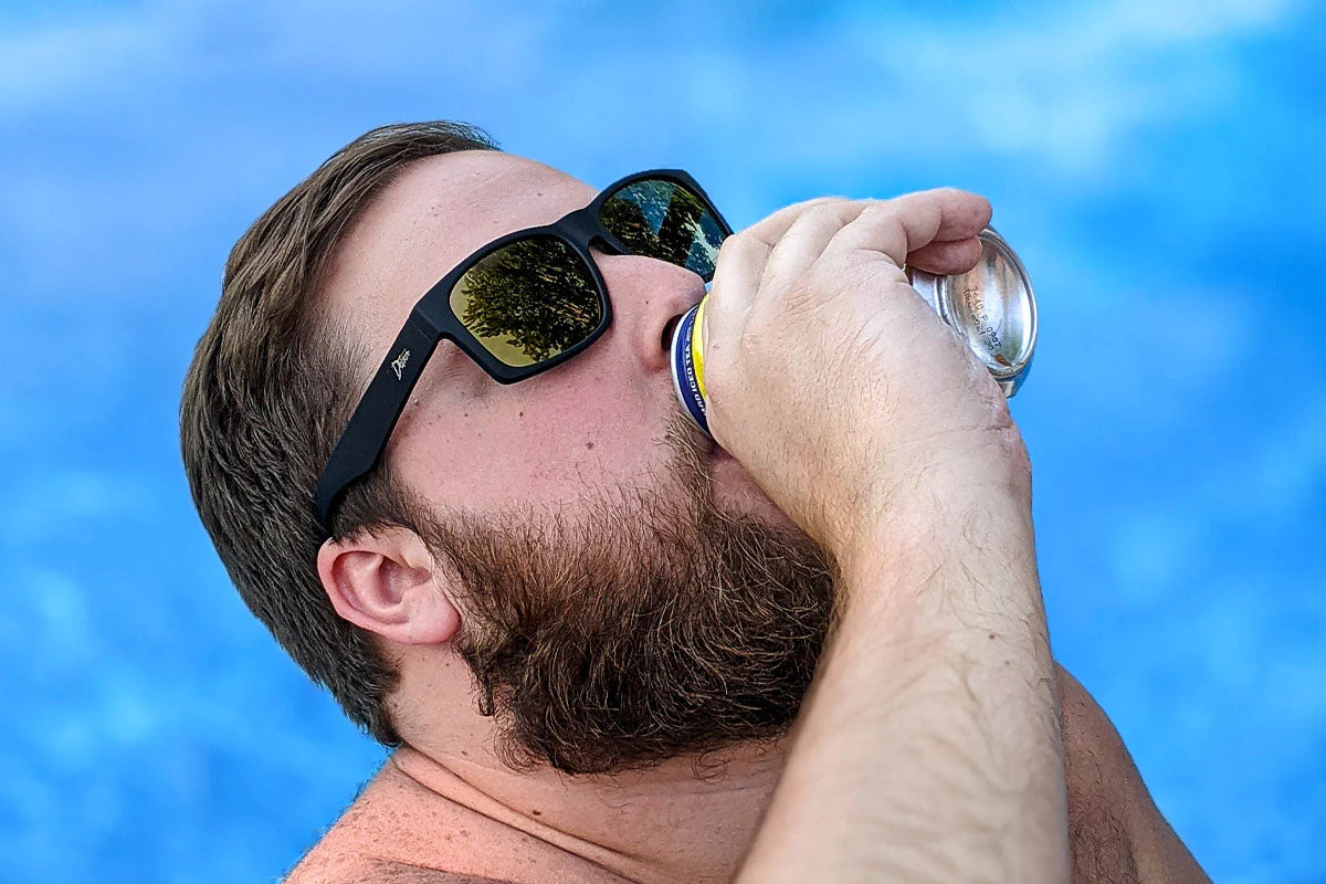 Big Kahuna XL - Matte Black - 24k Gold Polarized - Image 4