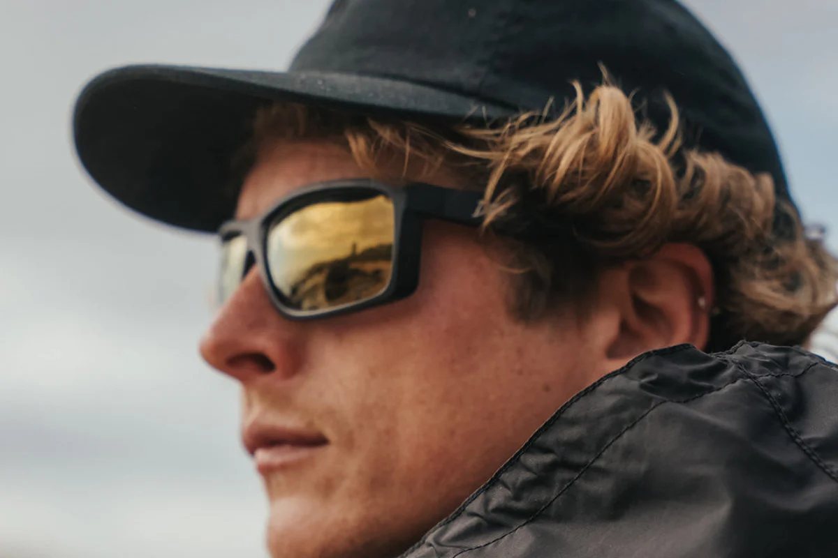 Breach - Matte Black - 24K Gold Polarized ANSI Z87+ - Image 3