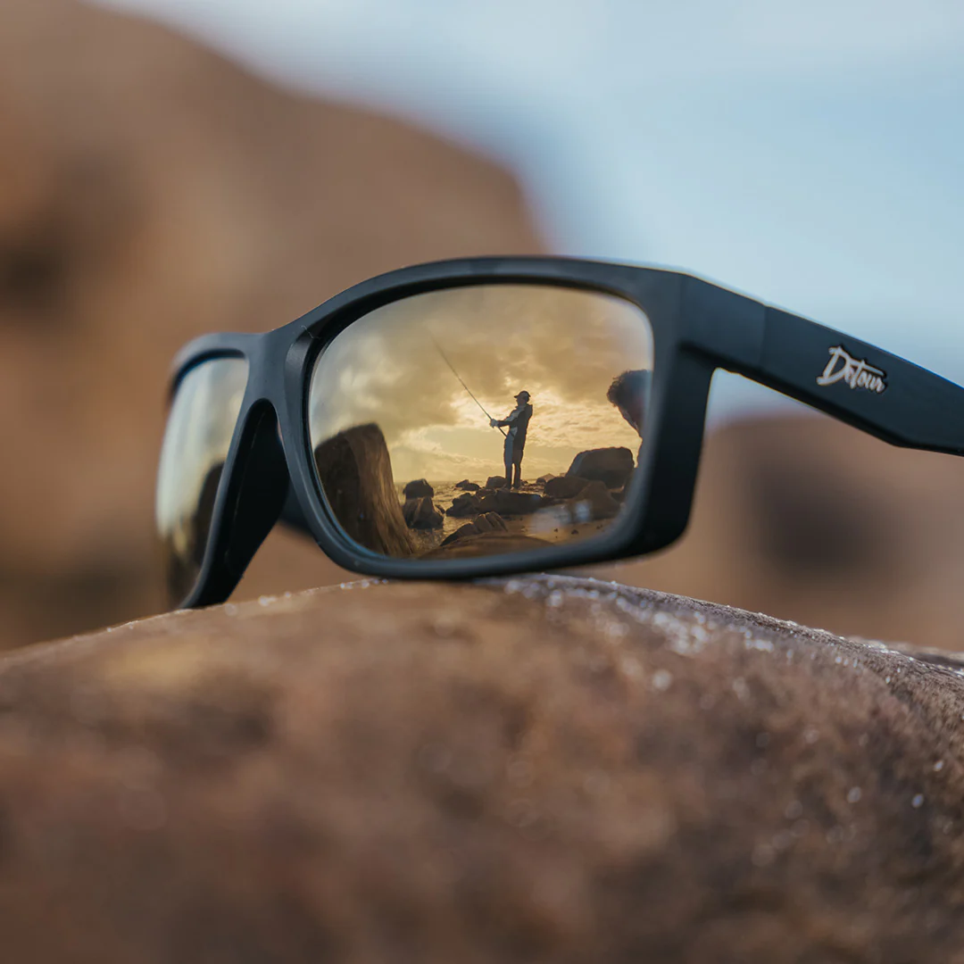 Breach - Matte Black - 24K Gold Polarized ANSI Z87+ - Image 6