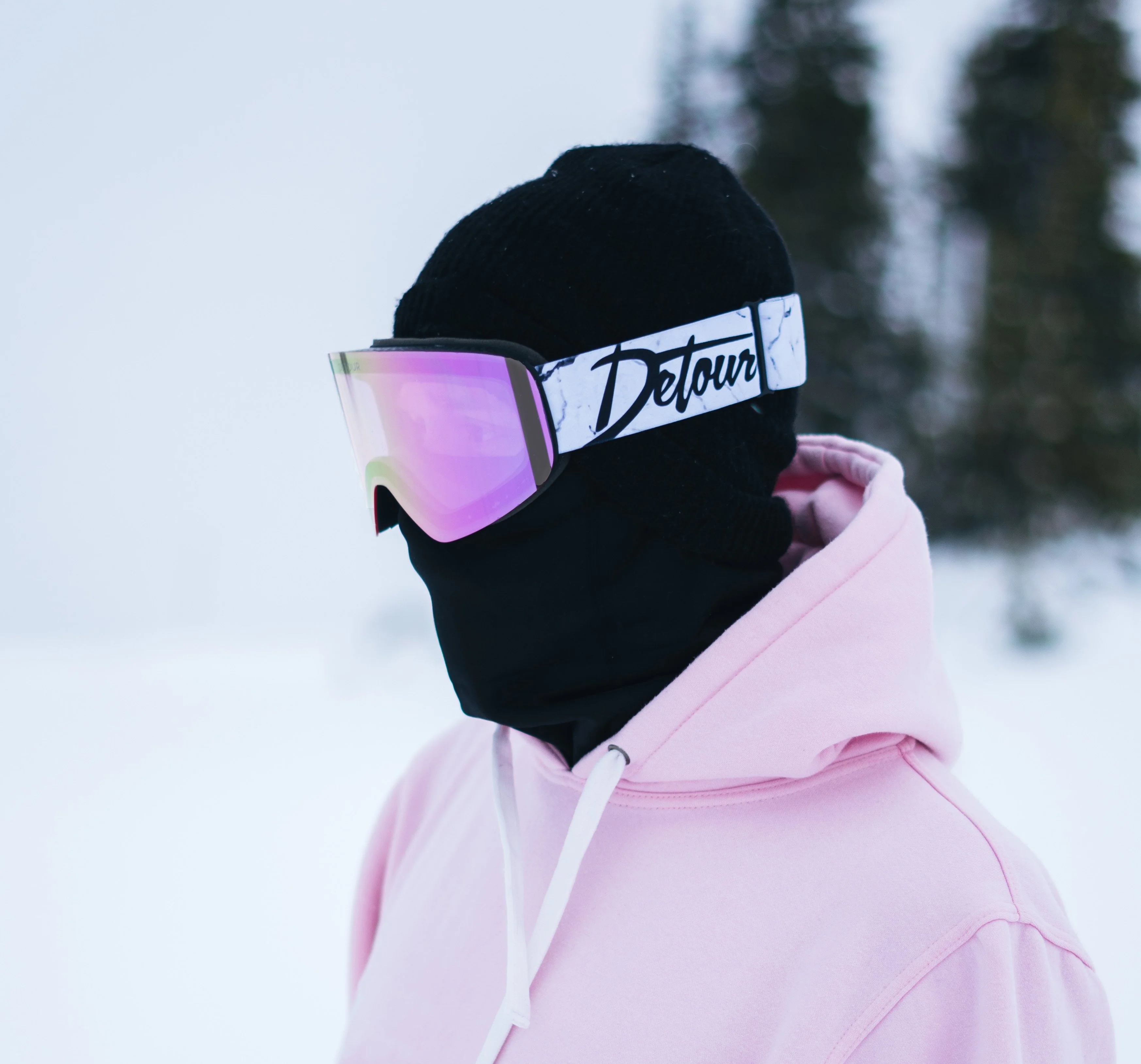 PowPow Snow - Spare HI-FI Lens - Rose Quartz Pink - Image 3