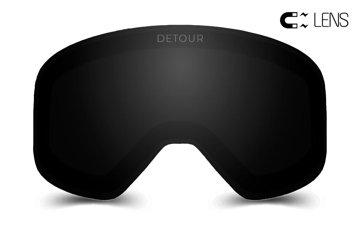 PowPow Snow - Spare HI-FI Lens - Jet Black