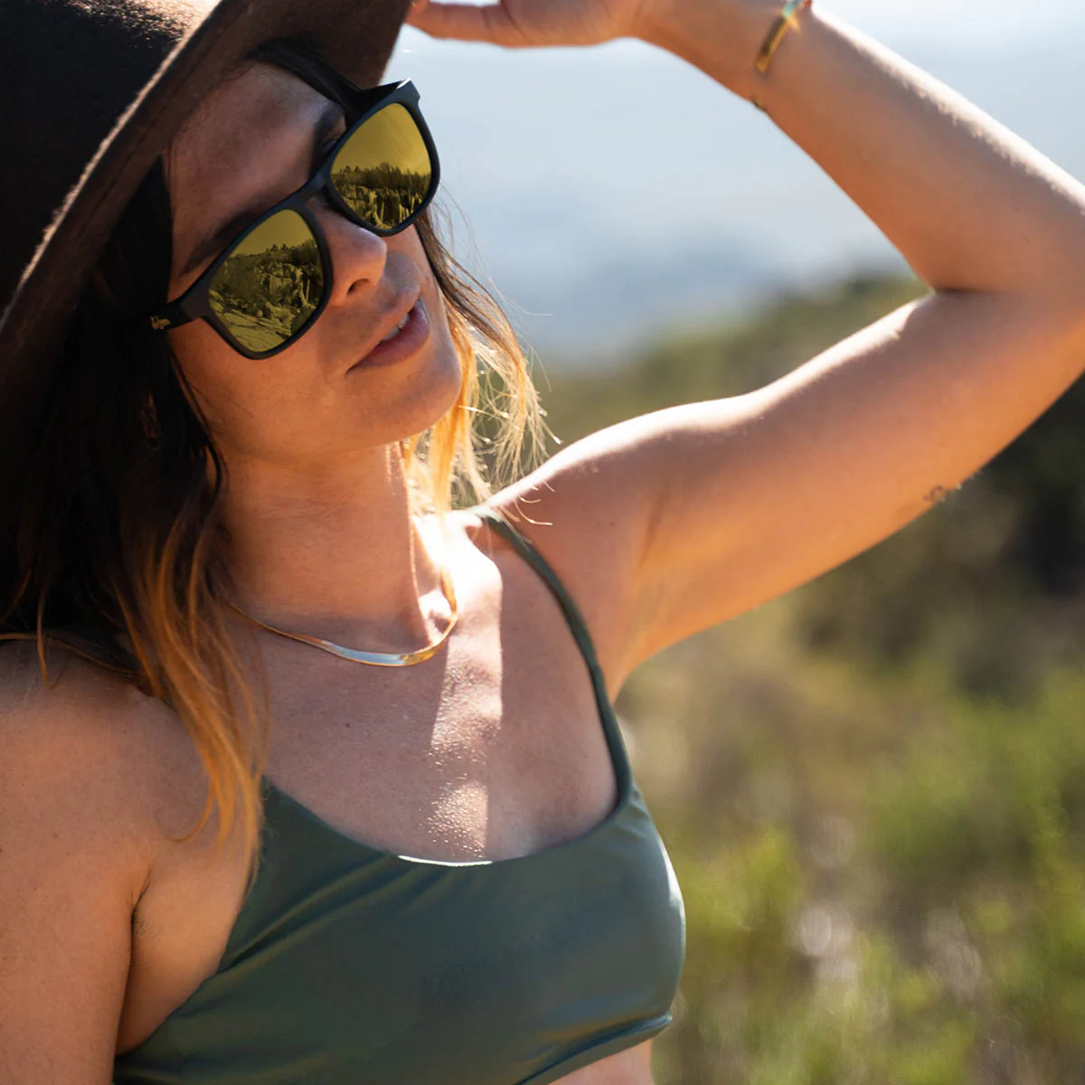 Floaties - Matte Black - 24k Gold Polarized - Image 4