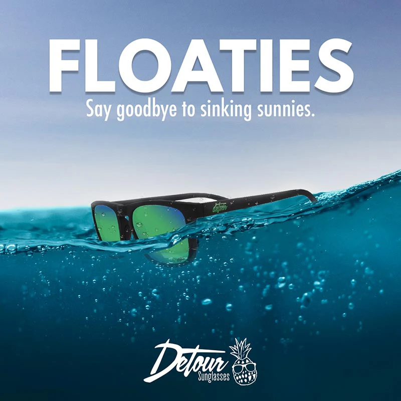 Floaties - Matte Black - Green Machine Polarized - Image 5