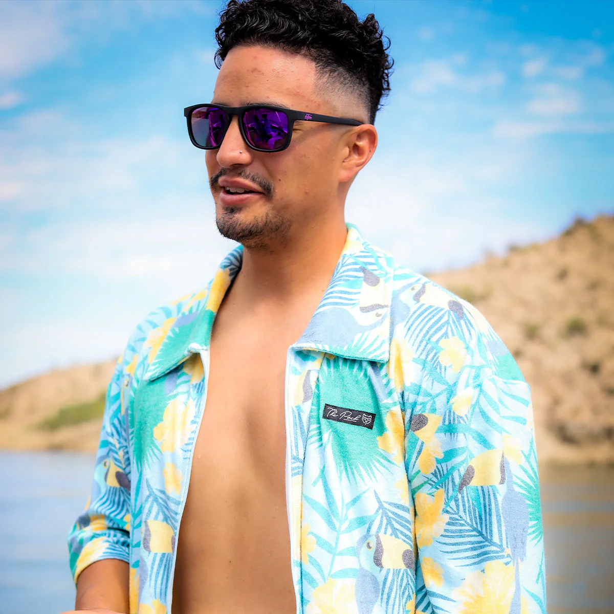Floaties - Matte Black - Purple Polarized - Image 3