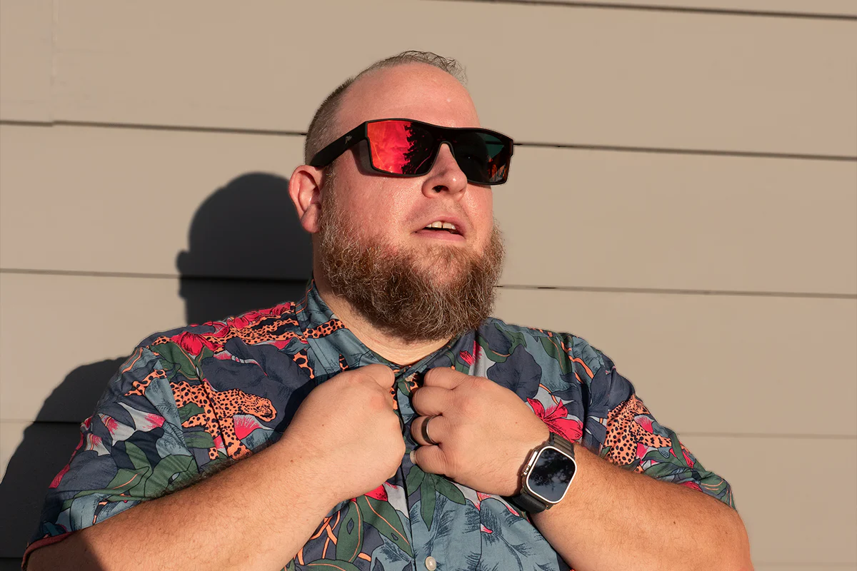Horizon XL - Matte Black - Red Sunset Polarized - Image 4