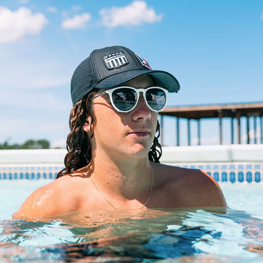 Hurricane - Matte Off White - Jett Lambert -  Jet Black Polarized - Image 3