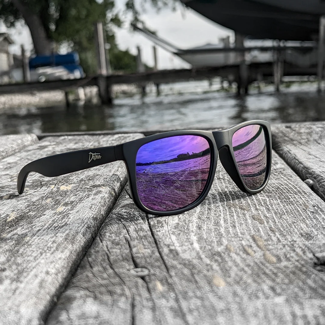 Eminence - Matte Black - Purple Polarized Lens - Image 3