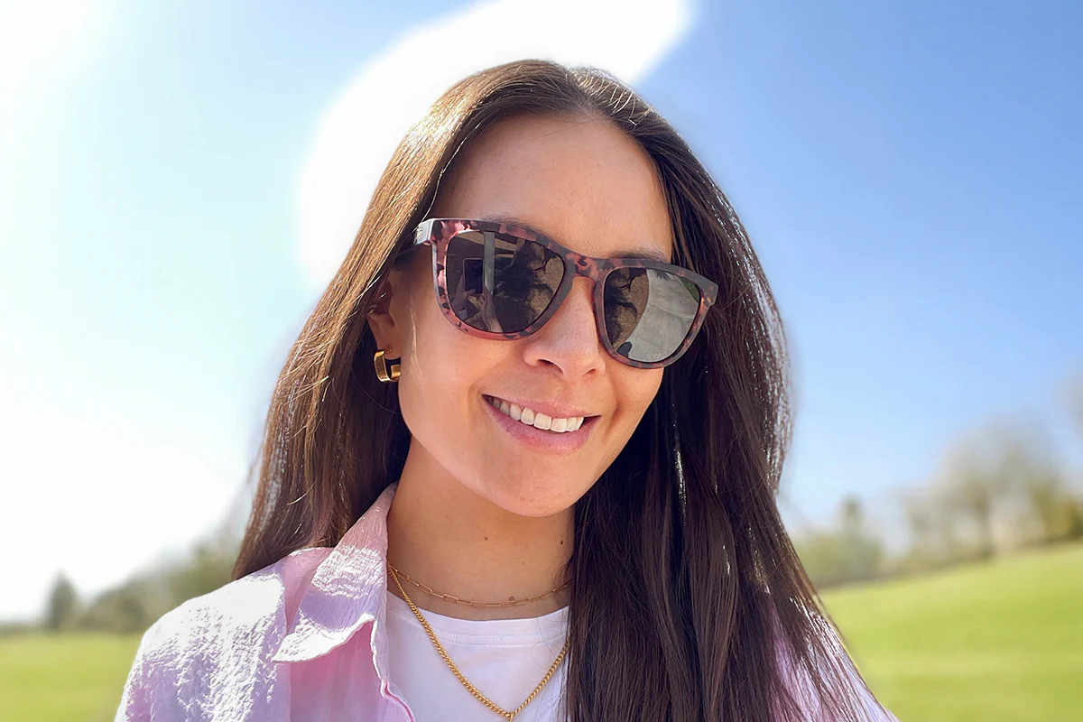Pink Tortoise - Jet Black Lens Polarized - Essentials - Image 2