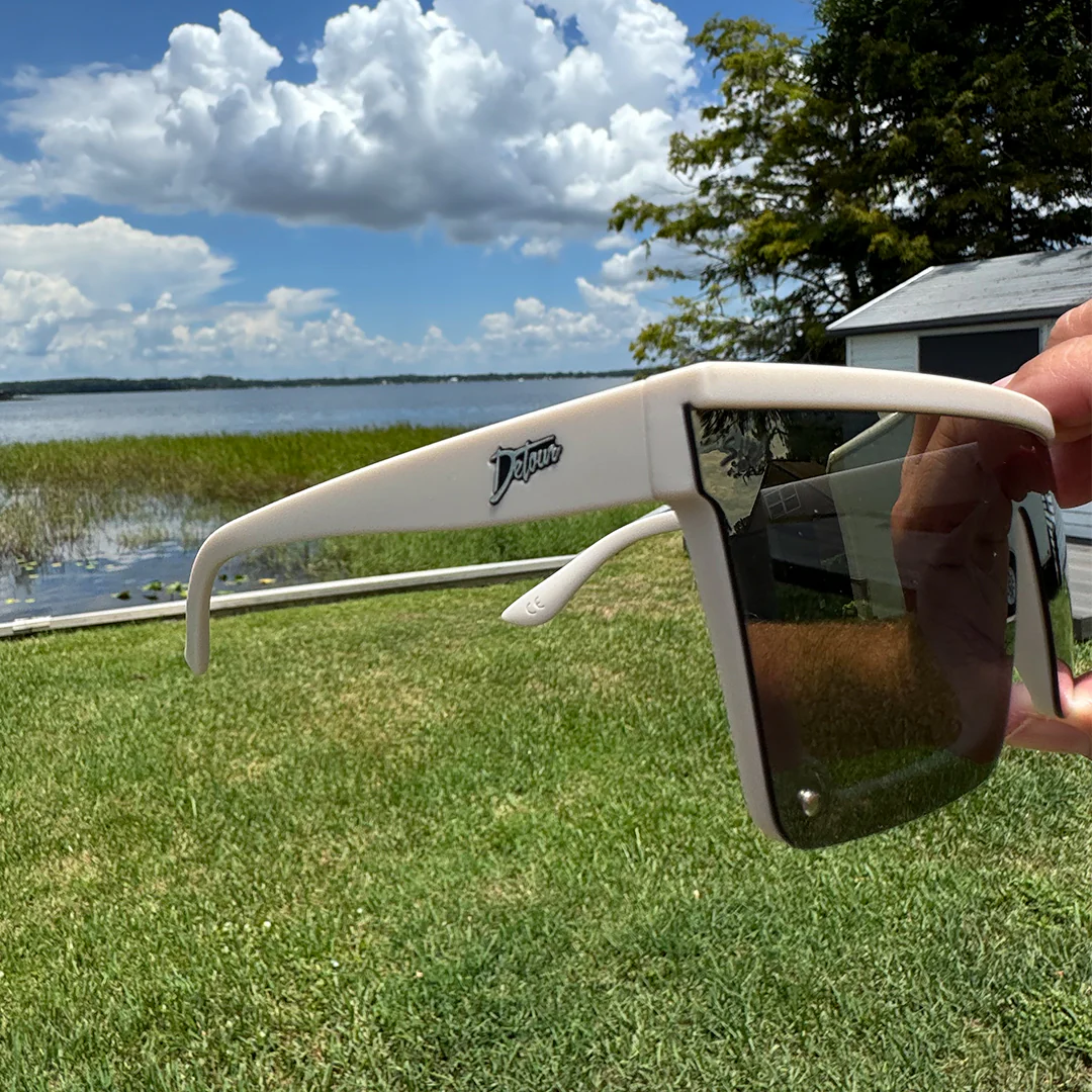 Tidal Wave - Matte Off White - Sean Silveira - 24K Gold Lens Polarized - Image 3