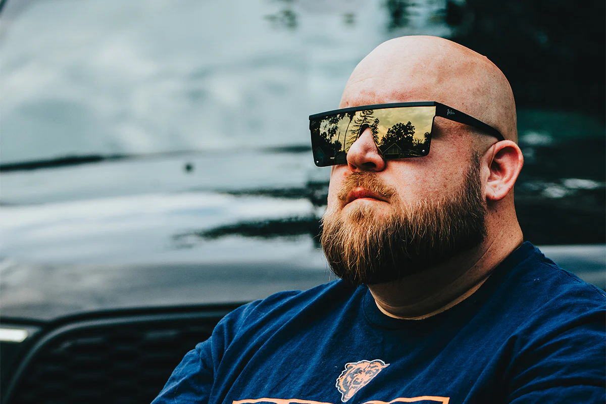 Tidal Wave XL - Matte Black - 24K Gold Lens Polarized - Image 4